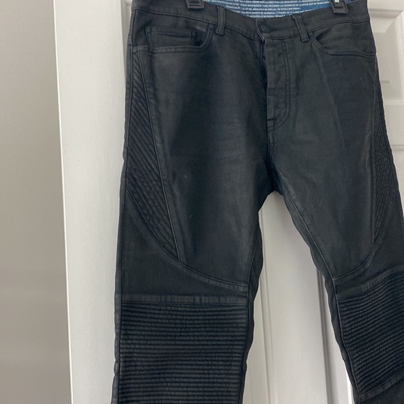 Designer Marcelo Burlon Men’s Black Jeans 34 - Picture 2 of 6